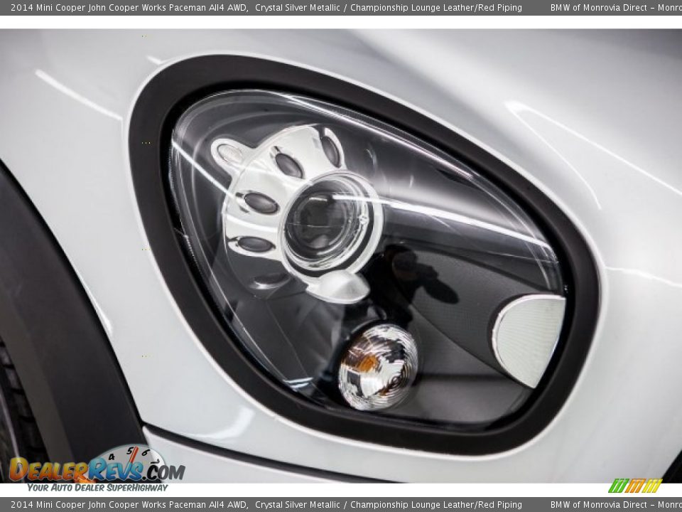 2014 Mini Cooper John Cooper Works Paceman All4 AWD Crystal Silver Metallic / Championship Lounge Leather/Red Piping Photo #28
