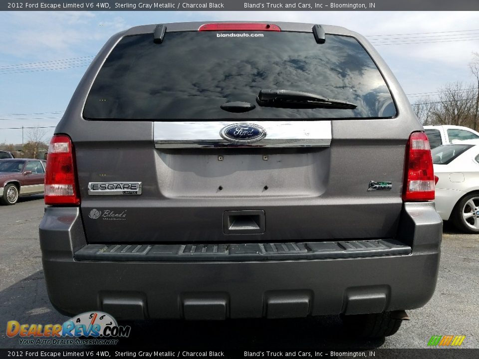 2012 Ford Escape Limited V6 4WD Sterling Gray Metallic / Charcoal Black Photo #4