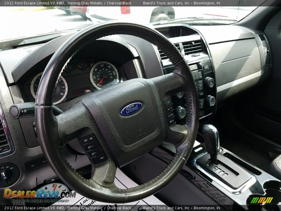 2012 Ford Escape Limited V6 4WD Sterling Gray Metallic / Charcoal Black Photo #13
