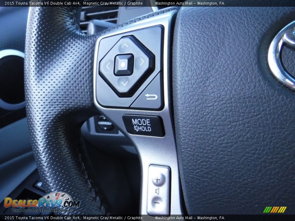 2015 Toyota Tacoma V6 Double Cab 4x4 Magnetic Gray Metallic / Graphite Photo #23