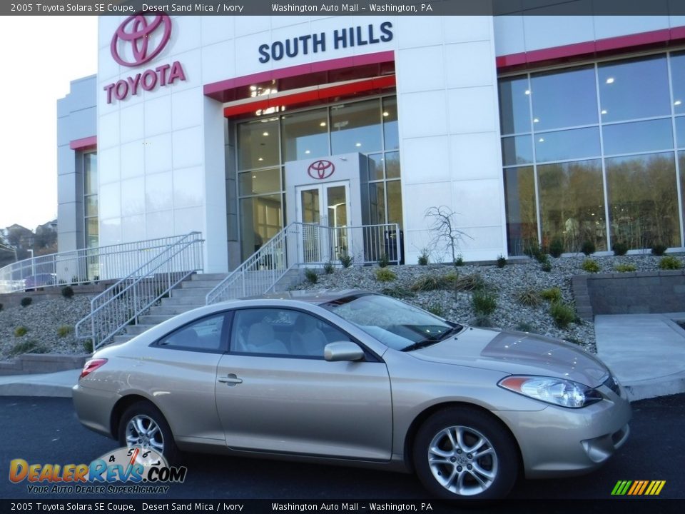 2005 Toyota Solara SE Coupe Desert Sand Mica / Ivory Photo #2