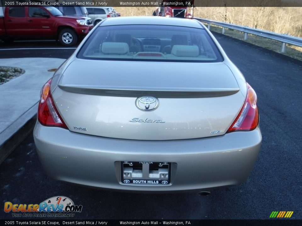 2005 Toyota Solara SE Coupe Desert Sand Mica / Ivory Photo #8