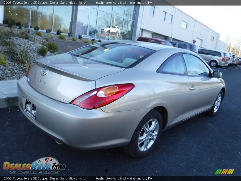 2005 Toyota Solara SE Coupe Desert Sand Mica / Ivory Photo #9