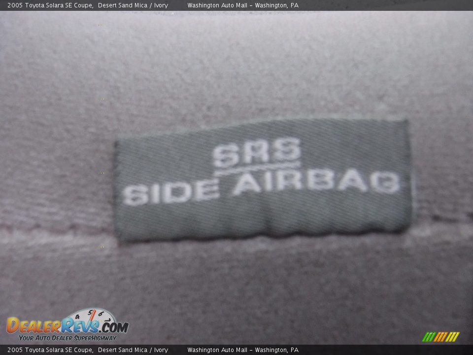 2005 Toyota Solara SE Coupe Desert Sand Mica / Ivory Photo #14