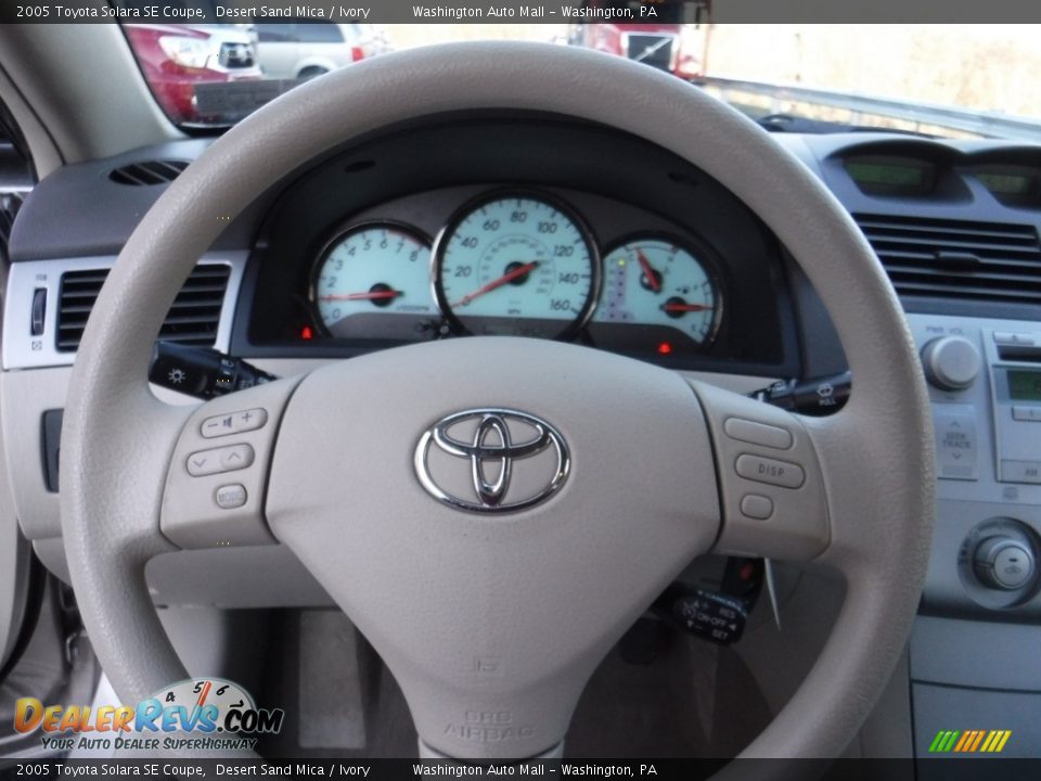 2005 Toyota Solara SE Coupe Desert Sand Mica / Ivory Photo #17