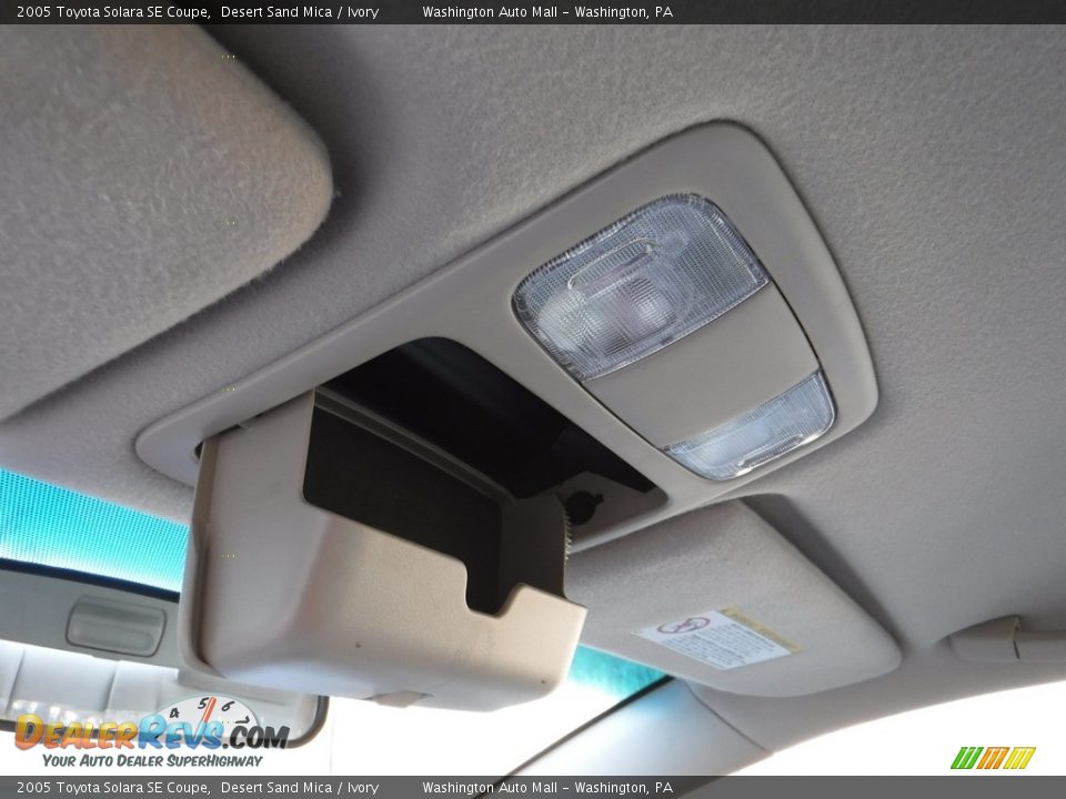 2005 Toyota Solara SE Coupe Desert Sand Mica / Ivory Photo #20