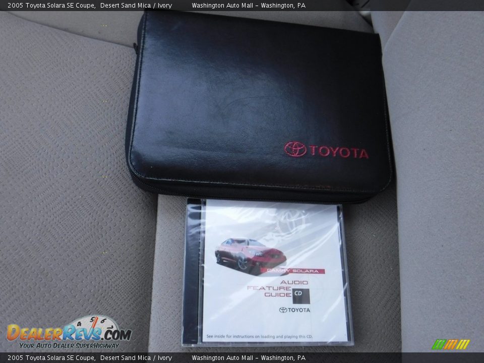 2005 Toyota Solara SE Coupe Desert Sand Mica / Ivory Photo #22