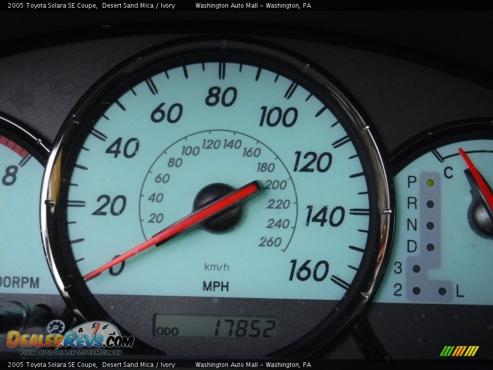 2005 Toyota Solara SE Coupe Desert Sand Mica / Ivory Photo #25
