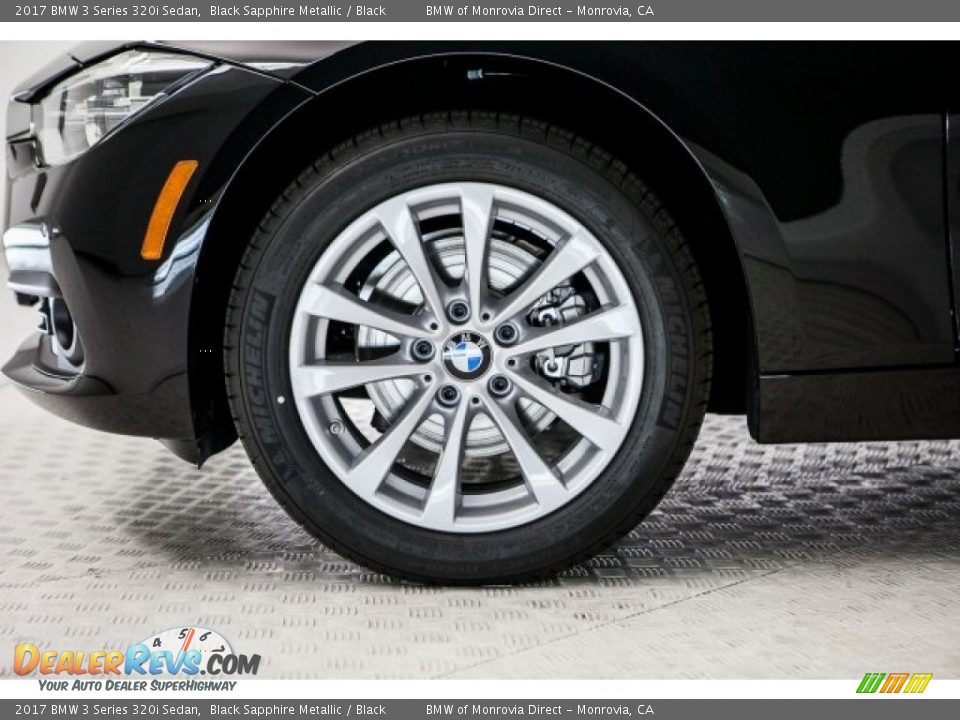 2017 BMW 3 Series 320i Sedan Black Sapphire Metallic / Black Photo #9