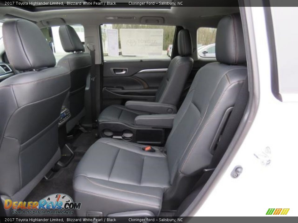 2017 Toyota Highlander Limited Blizzard White Pearl / Black Photo #7