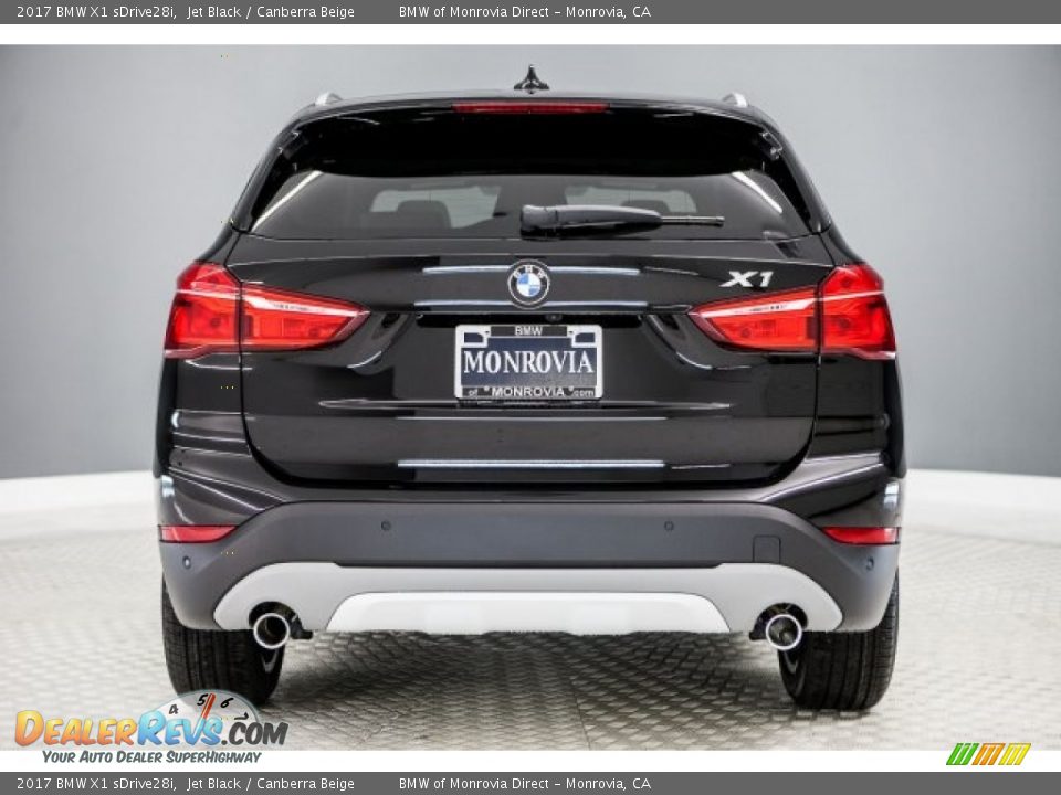 2017 BMW X1 sDrive28i Jet Black / Canberra Beige Photo #4