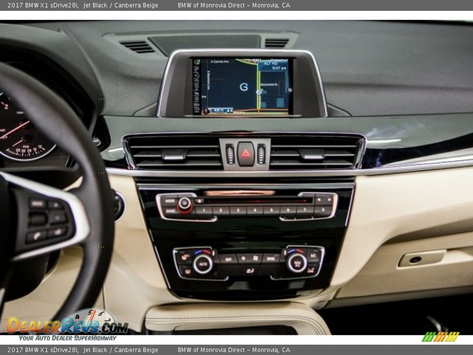 2017 BMW X1 sDrive28i Jet Black / Canberra Beige Photo #5