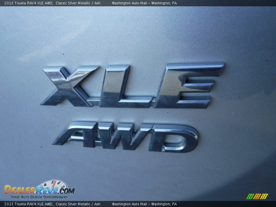 2013 Toyota RAV4 XLE AWD Classic Silver Metallic / Ash Photo #11