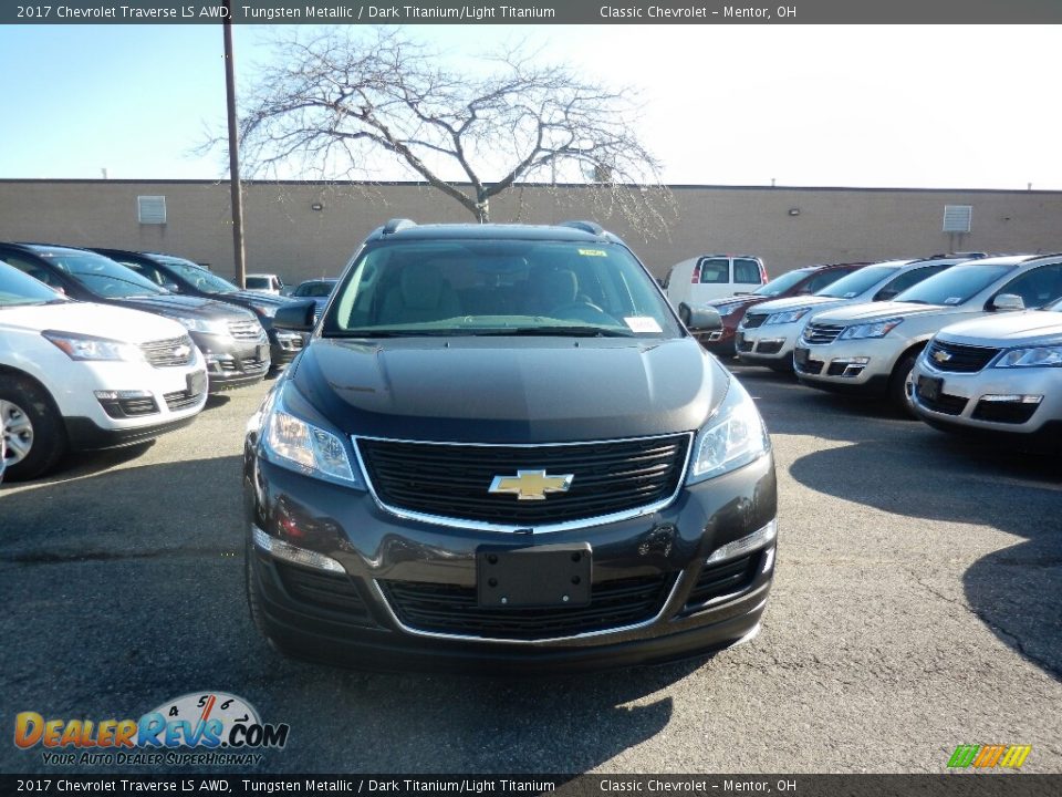 2017 Chevrolet Traverse LS AWD Tungsten Metallic / Dark Titanium/Light Titanium Photo #2