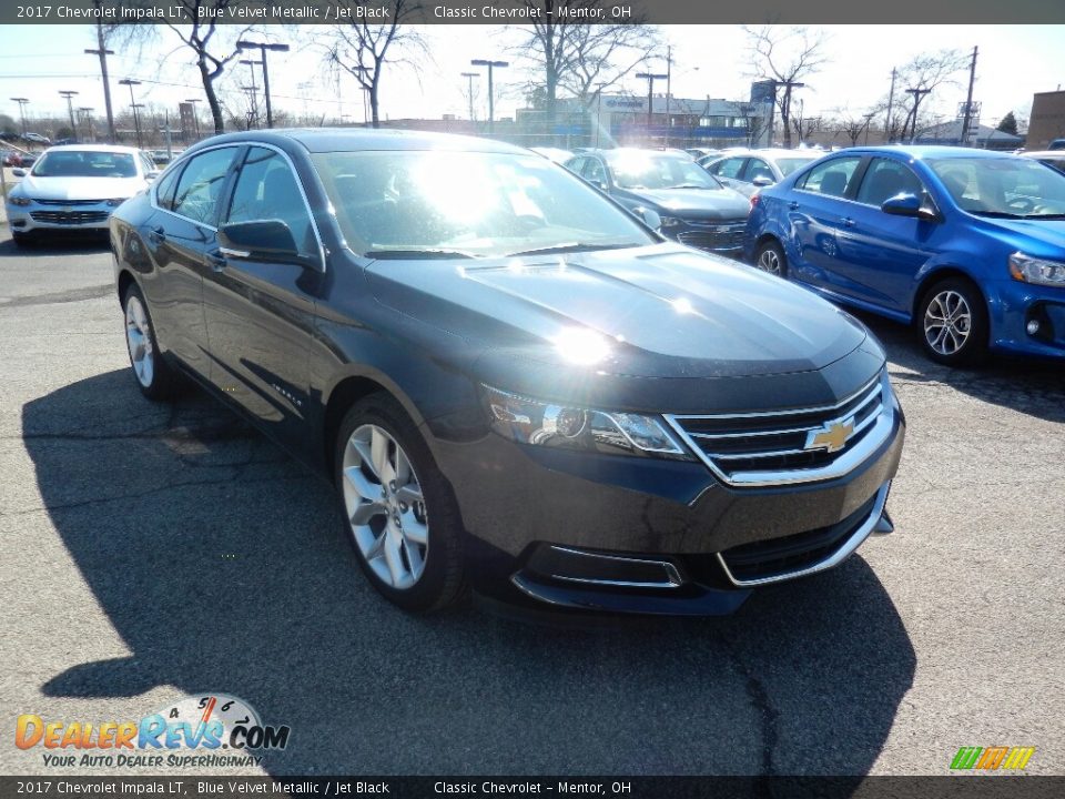 2017 Chevrolet Impala LT Blue Velvet Metallic / Jet Black Photo #3