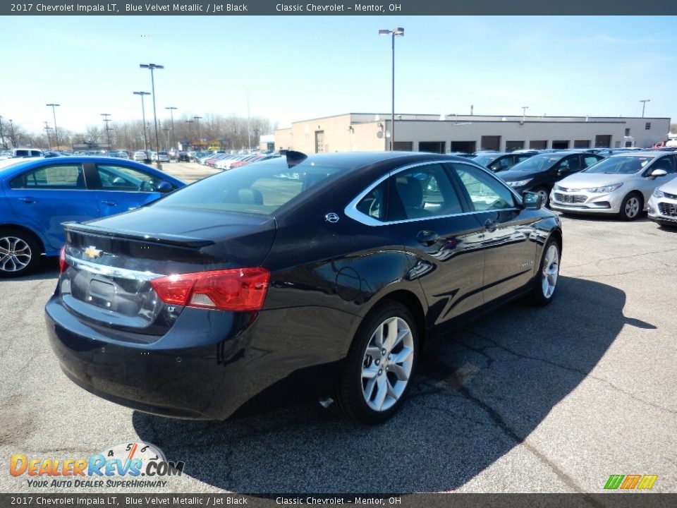 2017 Chevrolet Impala LT Blue Velvet Metallic / Jet Black Photo #5