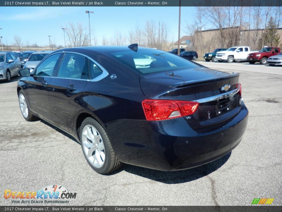 2017 Chevrolet Impala LT Blue Velvet Metallic / Jet Black Photo #6