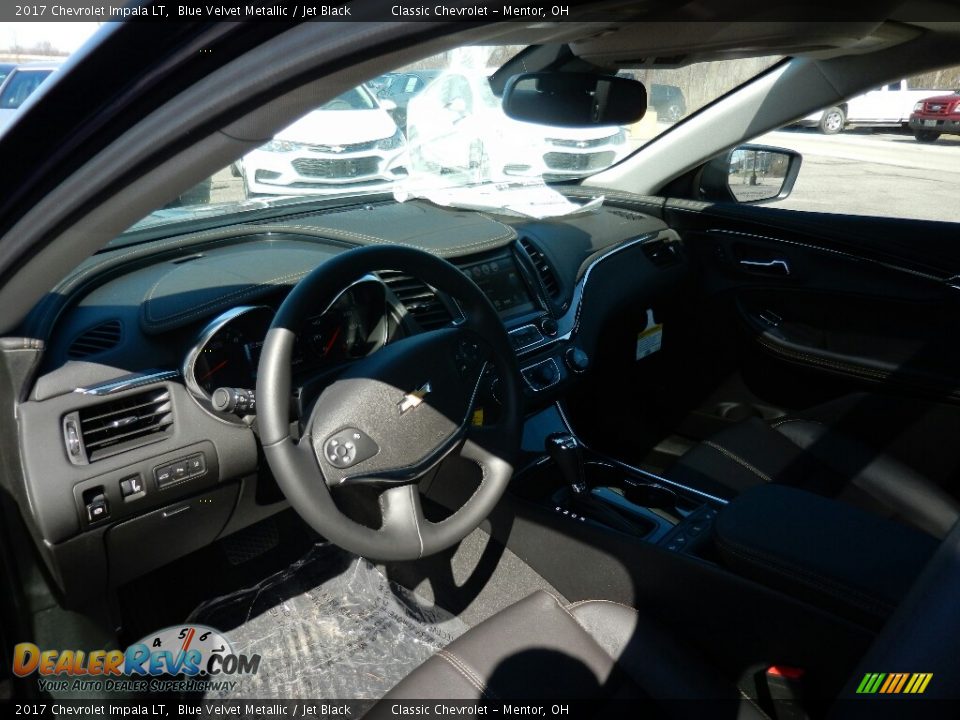 2017 Chevrolet Impala LT Blue Velvet Metallic / Jet Black Photo #7