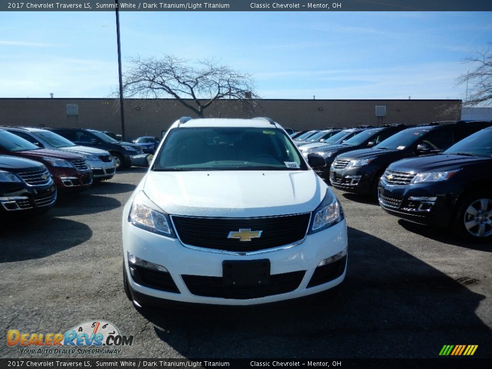 2017 Chevrolet Traverse LS Summit White / Dark Titanium/Light Titanium Photo #2