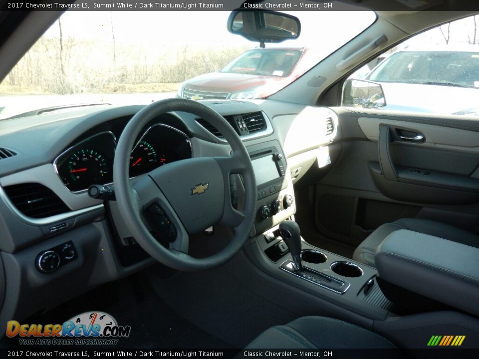 2017 Chevrolet Traverse LS Summit White / Dark Titanium/Light Titanium Photo #7