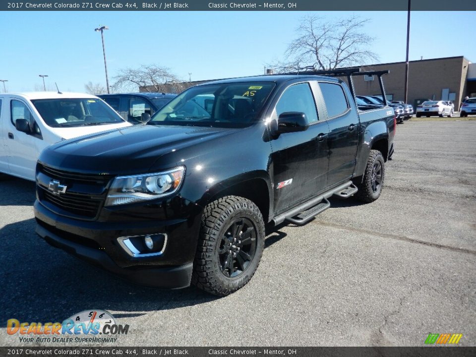 2017 Chevrolet Colorado Z71 Crew Cab 4x4 Black / Jet Black Photo #1