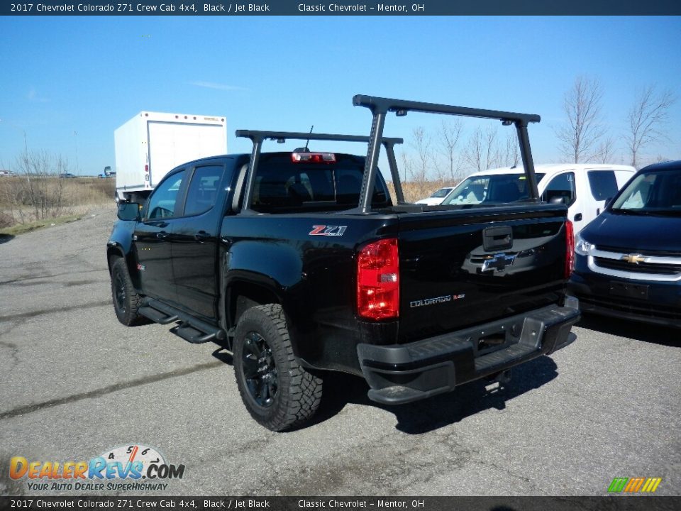 2017 Chevrolet Colorado Z71 Crew Cab 4x4 Black / Jet Black Photo #5