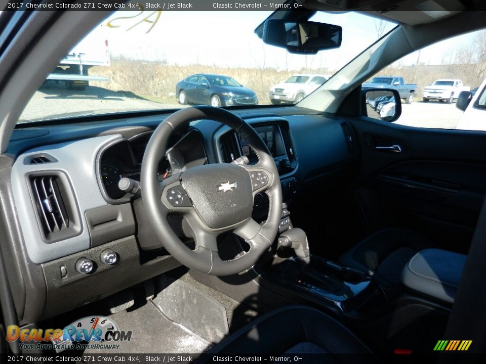 2017 Chevrolet Colorado Z71 Crew Cab 4x4 Black / Jet Black Photo #6