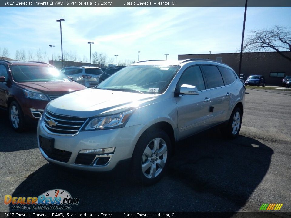2017 Chevrolet Traverse LT AWD Silver Ice Metallic / Ebony Photo #1