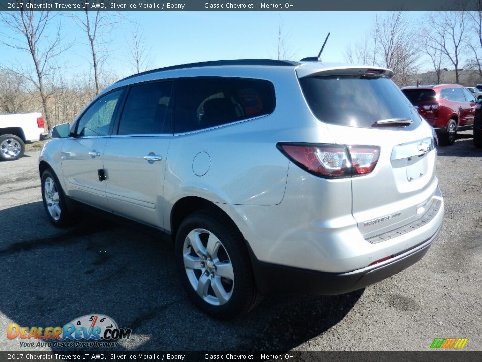 2017 Chevrolet Traverse LT AWD Silver Ice Metallic / Ebony Photo #5