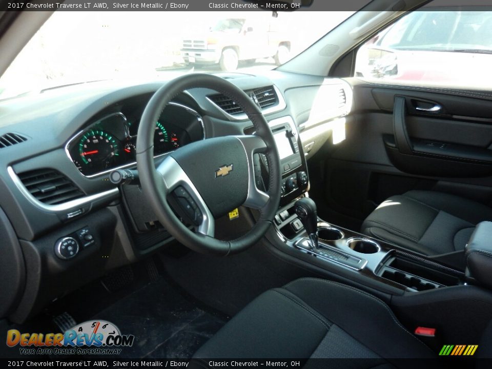 2017 Chevrolet Traverse LT AWD Silver Ice Metallic / Ebony Photo #7