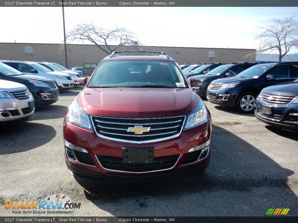 2017 Chevrolet Traverse LT Siren Red Tintcoat / Ebony Photo #2