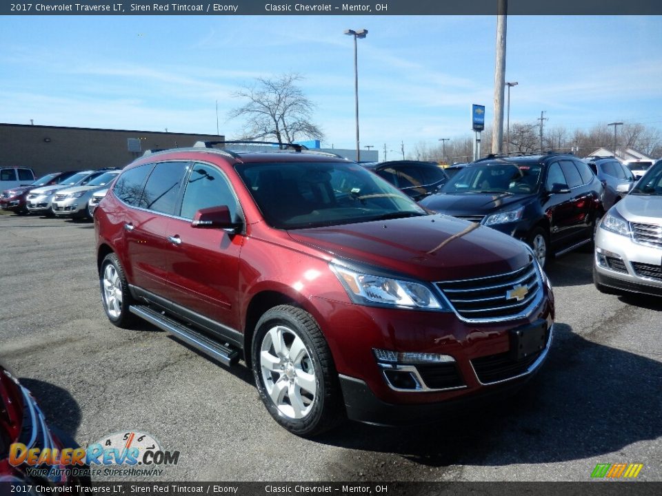 2017 Chevrolet Traverse LT Siren Red Tintcoat / Ebony Photo #3