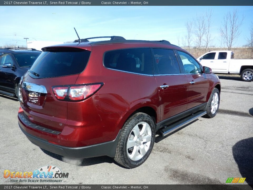 2017 Chevrolet Traverse LT Siren Red Tintcoat / Ebony Photo #4