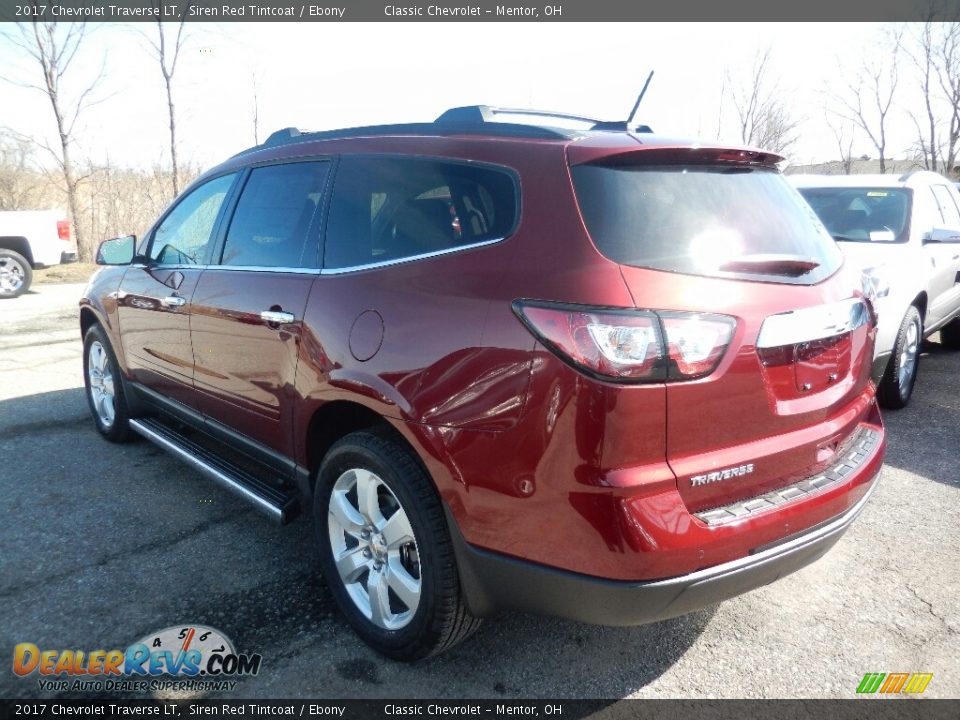 2017 Chevrolet Traverse LT Siren Red Tintcoat / Ebony Photo #5