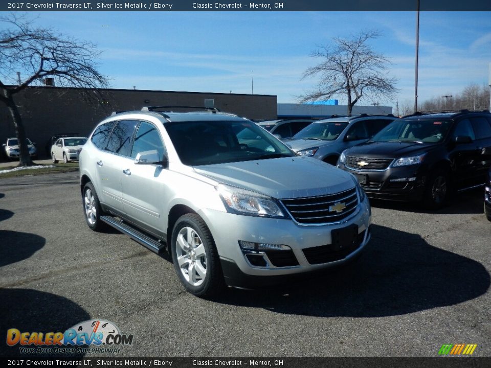 2017 Chevrolet Traverse LT Silver Ice Metallic / Ebony Photo #3