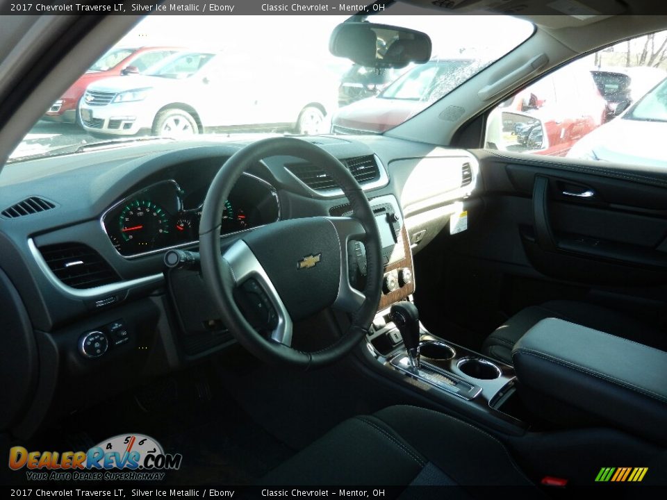 2017 Chevrolet Traverse LT Silver Ice Metallic / Ebony Photo #7