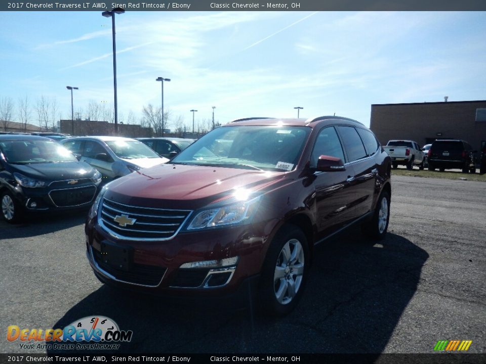 2017 Chevrolet Traverse LT AWD Siren Red Tintcoat / Ebony Photo #1