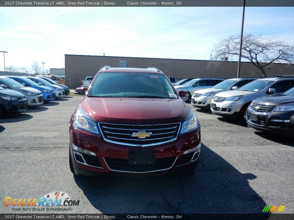 2017 Chevrolet Traverse LT AWD Siren Red Tintcoat / Ebony Photo #2