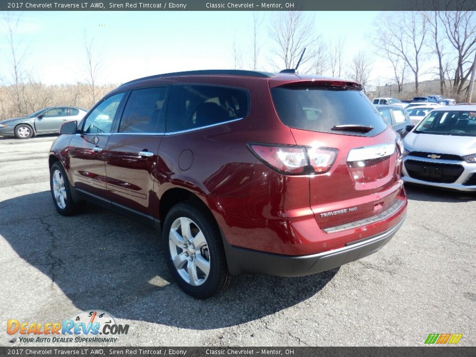 2017 Chevrolet Traverse LT AWD Siren Red Tintcoat / Ebony Photo #5