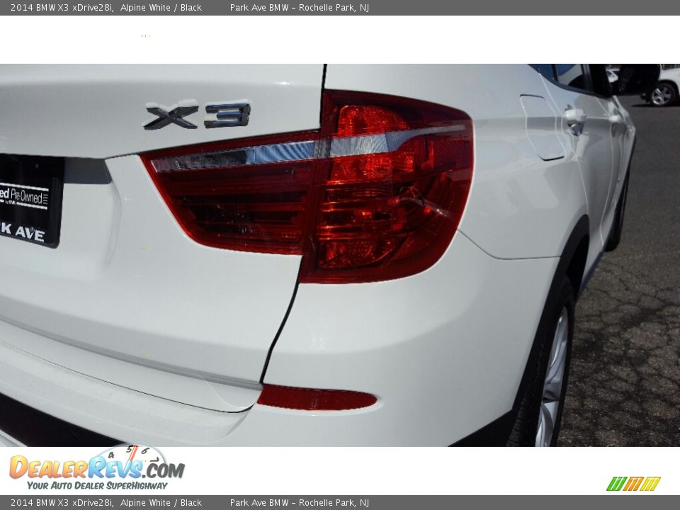 2014 BMW X3 xDrive28i Alpine White / Black Photo #24
