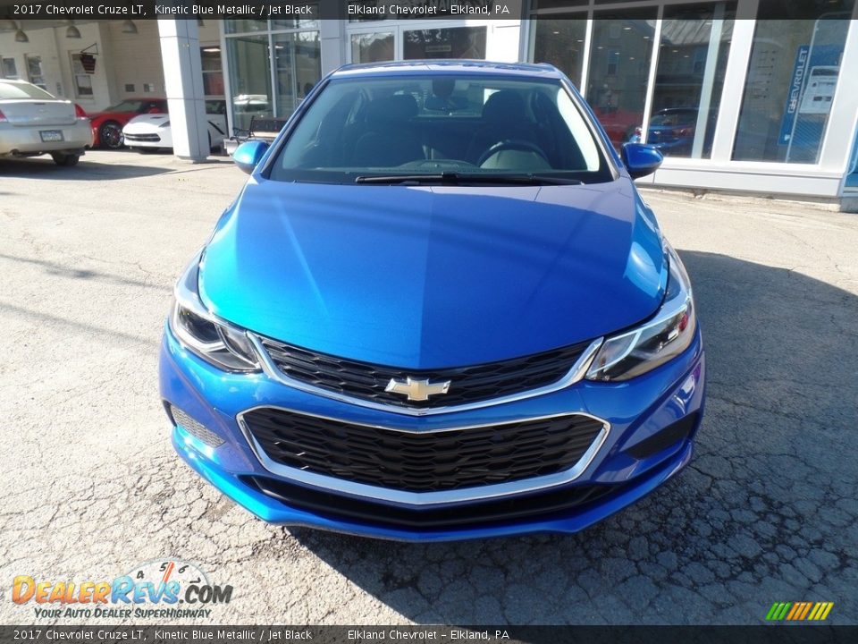 2017 Chevrolet Cruze LT Kinetic Blue Metallic / Jet Black Photo #2