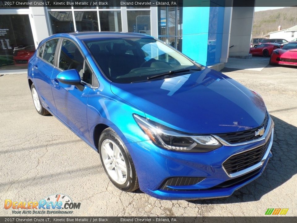 2017 Chevrolet Cruze LT Kinetic Blue Metallic / Jet Black Photo #3