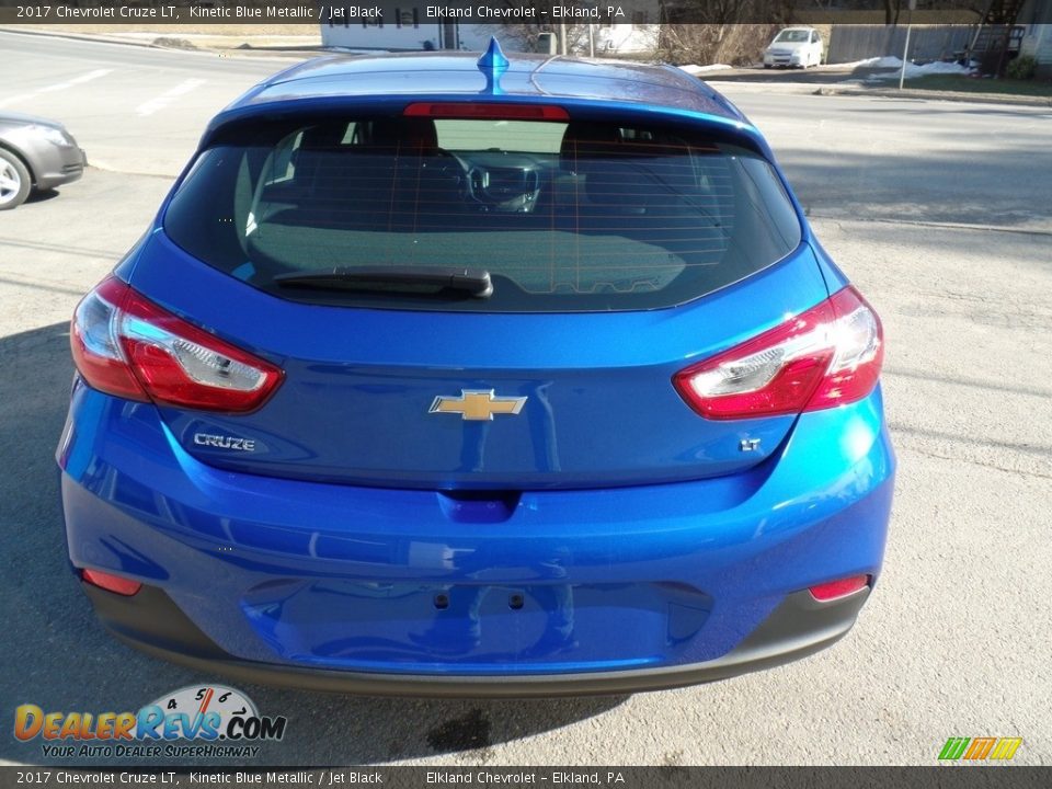 2017 Chevrolet Cruze LT Kinetic Blue Metallic / Jet Black Photo #6