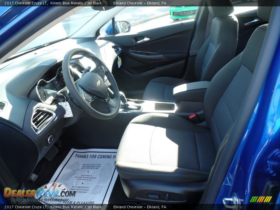 2017 Chevrolet Cruze LT Kinetic Blue Metallic / Jet Black Photo #15