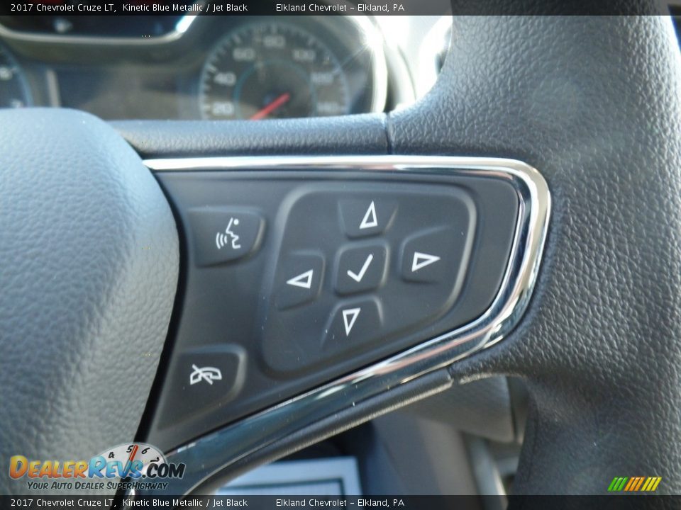 2017 Chevrolet Cruze LT Kinetic Blue Metallic / Jet Black Photo #19