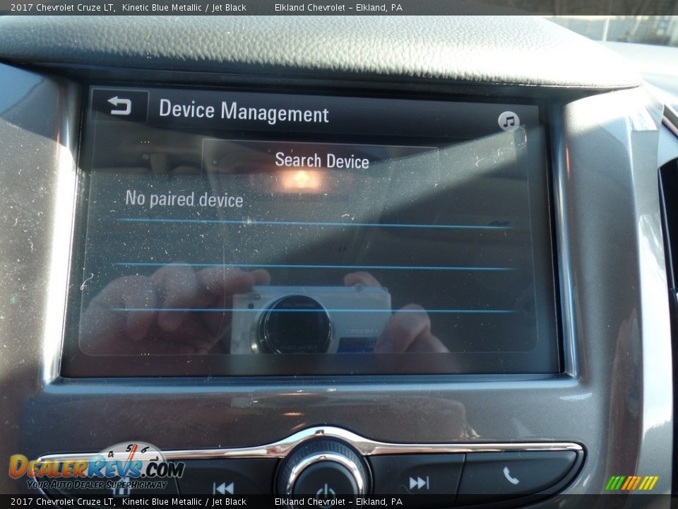 2017 Chevrolet Cruze LT Kinetic Blue Metallic / Jet Black Photo #29