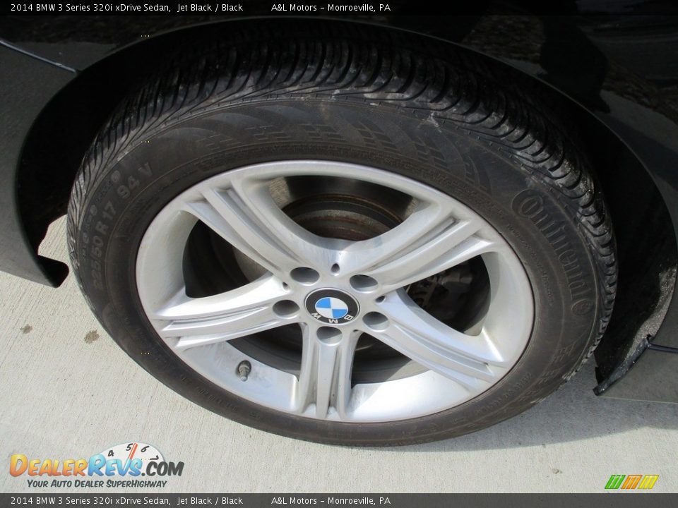 2014 BMW 3 Series 320i xDrive Sedan Jet Black / Black Photo #3