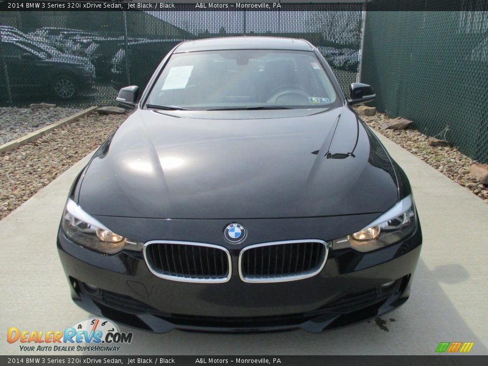 2014 BMW 3 Series 320i xDrive Sedan Jet Black / Black Photo #6