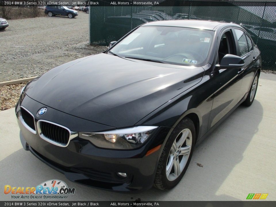 2014 BMW 3 Series 320i xDrive Sedan Jet Black / Black Photo #7