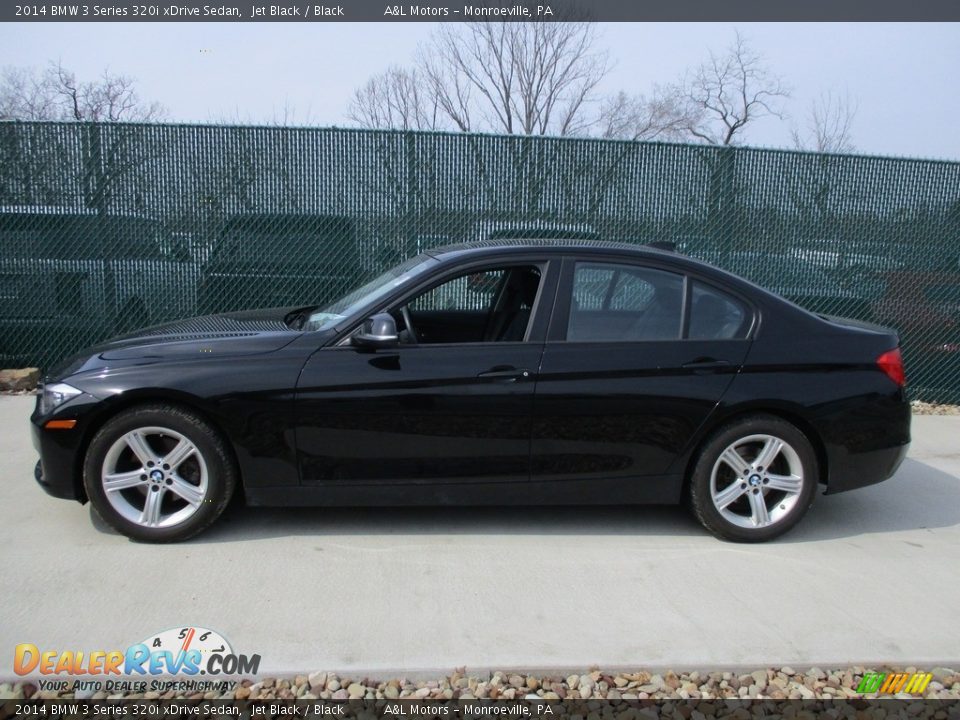 2014 BMW 3 Series 320i xDrive Sedan Jet Black / Black Photo #8